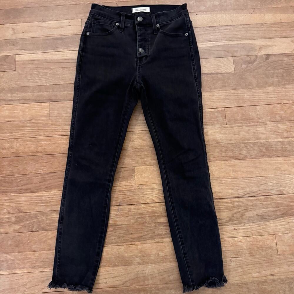 Madewell Women's Black 10" High-Rise Skinny Jeans - Size 25P
b89